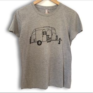 American Apparel trailer dog tee